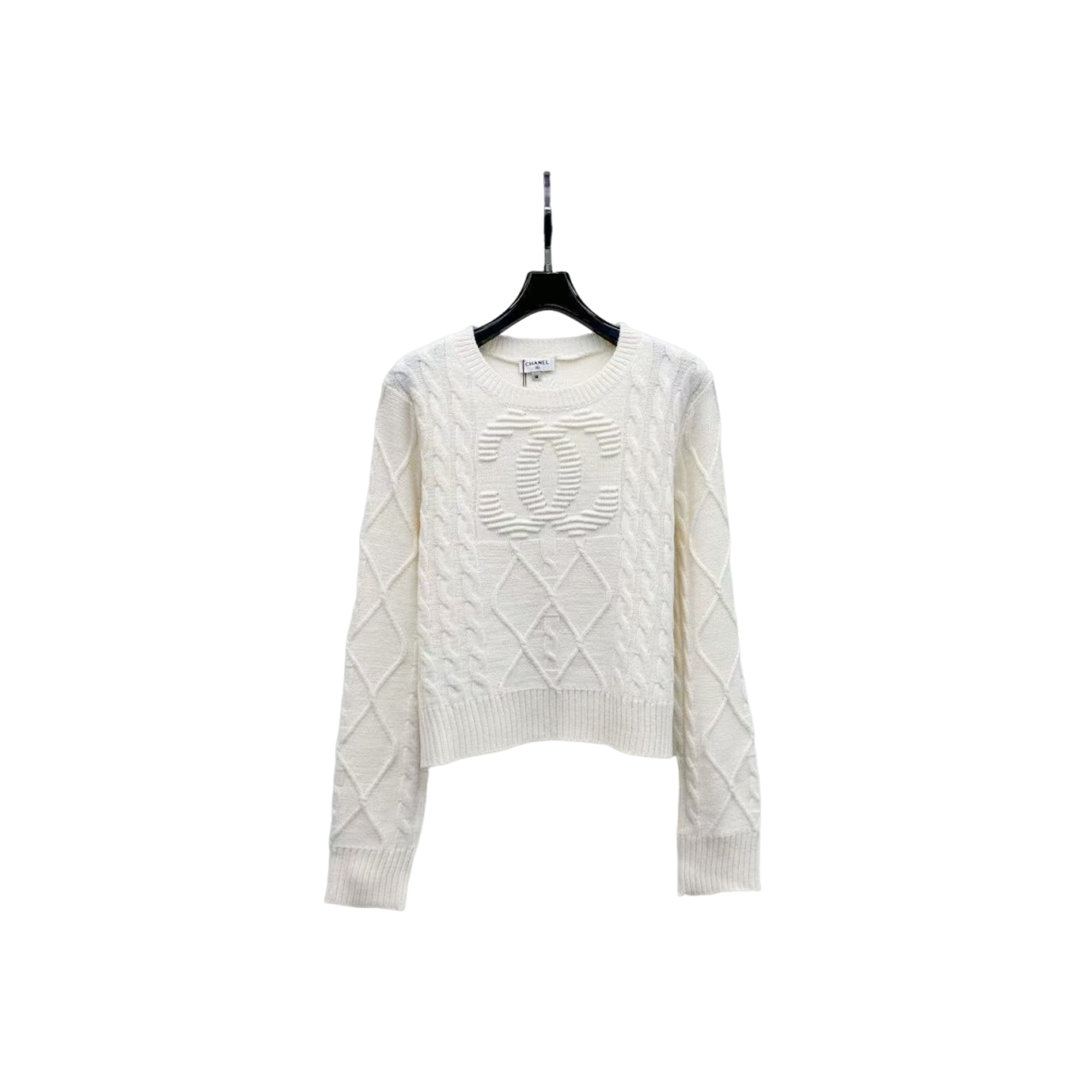 CHANEL WHITE SWEATER